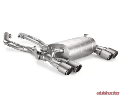 Akrapovic Titanium Slip-On Line with Titanium Tips BMW M3 F80 2014-2018 - M-BM/T/8H-T