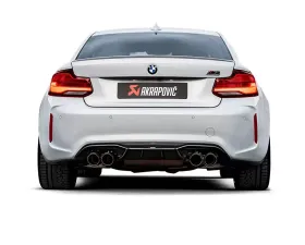 Akrapovic Titanium Slip-On Line with Carbon Fiber Tips BMW M2 F87 2018-2020