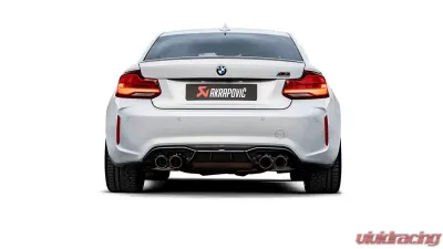 Akrapovic Titanium Slip-On Line with Carbon Fiber Tips BMW M2 F87 2018-2020 - S-BM/T/3H