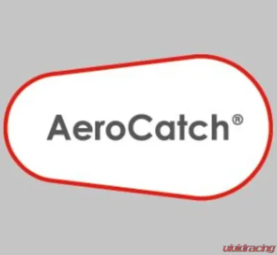 AeroCatch Black 325 Series Flush Single Strike with Hardware Fasteners No Security Lock - 325-1002