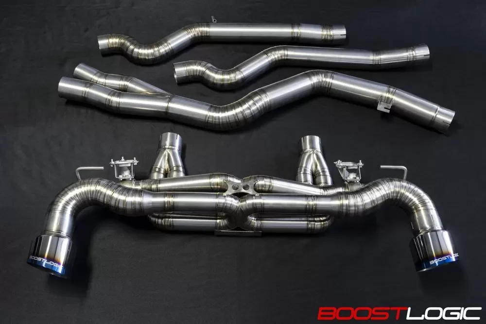 Boost Logic Titanium Exhaust Non-Valved Catback Toyota MKV Supra 2020-2024 - BL 03080809