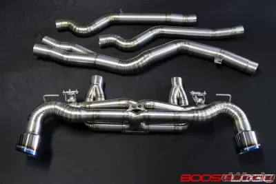 Boost Logic Titanium Exhaust Non-Valved Catback Toyota MKV Supra 2020-2024 - BL 03080809
