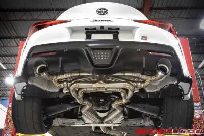 Boost Logic Titanium Exhaust Non-Valved Catback Toyota MKV Supra 2020-2024 - BL 03080809