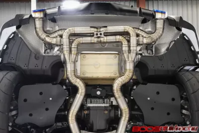 Boost Logic Titanium Exhaust Non-Valved Catback Toyota MKV Supra 2020-2024 - BL 03080809