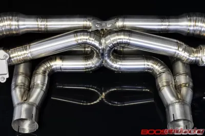 Boost Logic Titanium Exhaust Non-Valved Catback Toyota MKV Supra 2020-2024 - BL 03080809