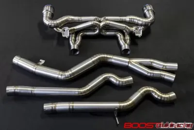 Boost Logic Titanium Exhaust Non-Valved Catback Toyota MKV Supra 2020-2024 - BL 03080809