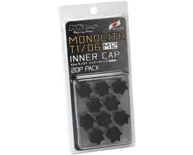 Project Kics Monolith T1 / 06 M12 Inner Cap Black