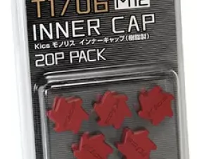 Project Kics Monolith T1 / 06 M12 Inner Cap Red