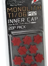 Project Kics Monolith T1 / 06 M12 Inner Cap Red                                     - CMF1R - Image 2