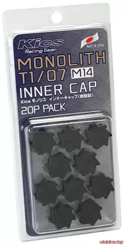 Project Kics Monolith T1 / 07 M14 Inner Cap Black - CMF4K