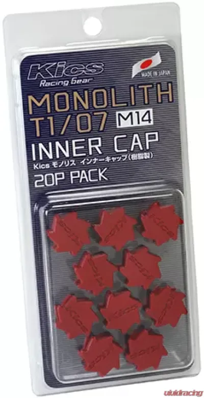 Project Kics Monolith T1 / 07 M14 Inner Cap Red - CMF4R