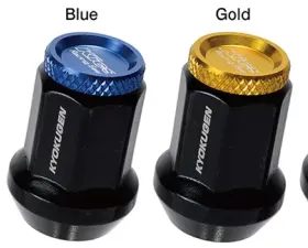 Project Kics Monolith M12 x P1.25 Aluminum Cap Black 20 Pcs