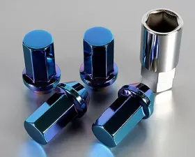Project Kics Caliber 24 Titanium Blue M12x1.25 Lug Nuts