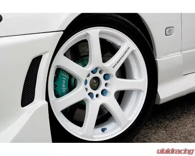 Project Kics Caliber 24 Titanium Blue M12x1.50 Lug Nuts (Single) - Z711B40