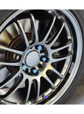 Project Kics Caliber 24 Titanium Blue M12x1.50 Lug Nuts (Single)                                     - Z711B40 - Image 6