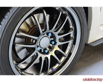 Project Kics Caliber 24 Titanium Blue M12x1.50 Lug Nuts (Single) - Z711B40