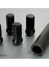 Project Kics Black KyoKugen Lug Nut Set 50mm 12x1.50 20 Pack                                     - HPF1B5 - Image 3