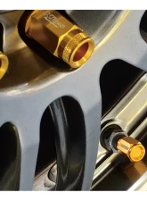 Project Kics Gold Leggdura Racing Valve Cap                                     - CKIVA - Image 4