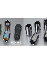 Project Kics Monolith T1/07 Glorious Black 14x1.50 Lug Nut Set 20 Pieces                                     - MN04GK - Image 2