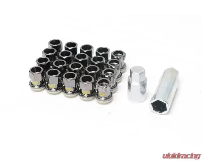 Project Kics Black R26 M12x1.25 Racing Lug Nuts - RC-13S
