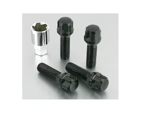 Project Kics Bull Lock Tuskey Black 28mm 13R M14x1.5 Bolt