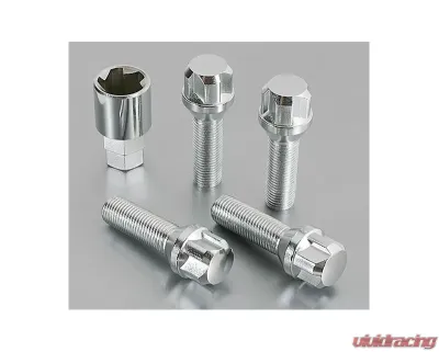 Project Kics Bull Lock Tuskey Chrome 42mm 60 Deg M14x1.5 Bolt - T630-42
