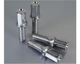Project Kics Ti64 Elementek Titanium M14x1.25 60 Deg 28mm Lug Bolts 20 Pieces