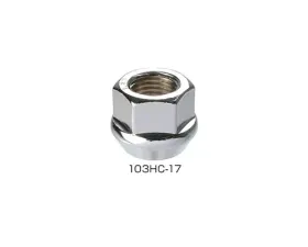 Project Kics KYO-EI Chrome 17HEX M12x1.25 Lug Nut