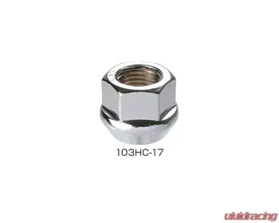 Project Kics KYO-EI Chrome 17HEX M12x1.25 Lug Nut - 103HC-17