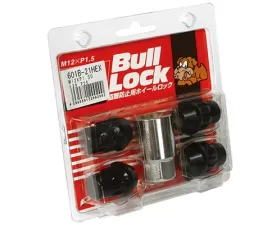 Project Kics Bull Locks Black 21HEX M12x1.5 Lock
