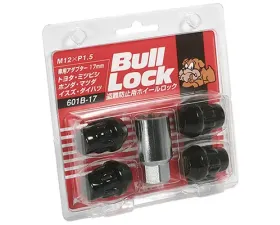 Project Kics Bull Locks Black M12x1.5 Closed End Type Wheel Locks