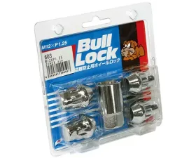 Project Kics Bull Locks Chrome 21HEX M12x1.25 Close End Type Lock