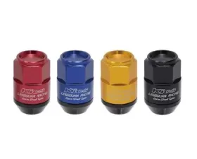 Project Kics Leggdura 53mm Closed End Shell Type Lug Nuts - Gold 12x1.25