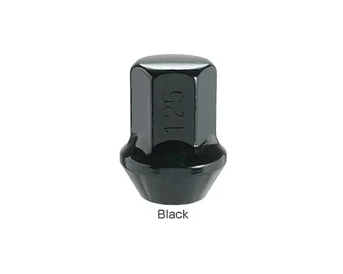 Project Kics KYO-EI Black M12x1.25 Lug Nut - F103B-17