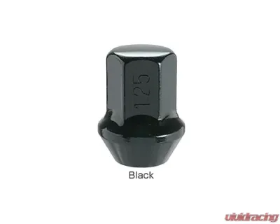 Project Kics KYO-EI Black M12x1.25 Lug Nut - F103B-17