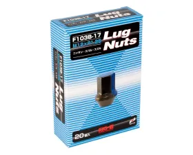 Project Kics KYO-EI Black M12x1.25 Lug Nut 20 Pieces
