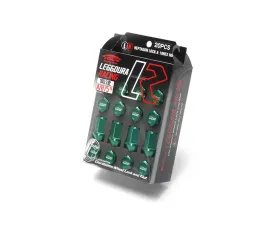 Project Kics Leggdura Racing Light Green M12x1.25 Lug Nuts (Laser Logo)