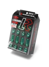 Project Kics Leggdura Racing Light Green M12x1.25 Lug Nuts (Laser Logo)                                     - KIZ3E - Image 2