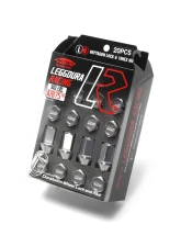 Project Kics Leggdura Racing Gunmetal M12x1.25 Lug Nuts (Laser Logo)                                     - KIZ3G - Image 2