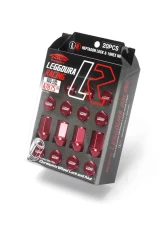 Project Kics Leggdura Racing Red M12x1.25 Lug Nuts (Laser Logo)                                     - KIZ3R - Image 4