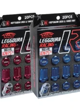 Project Kics Leggdura Racing Blue M12x1.50 Lug Nuts (Laser Logo)                                     - KIZ1U - Image 2