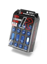 Project Kics Leggdura Racing Blue M12x1.50 Lug Nuts (Laser Logo)                                     - KIZ1U - Image 3