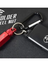 Project Kics Red M12x1.50 Key Holder for Wheel Nut                                     - NKB11R - Image 2