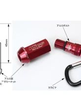 Project Kics Red M12x1.50 Key Holder for Wheel Nut                                     - NKB11R - Image 4