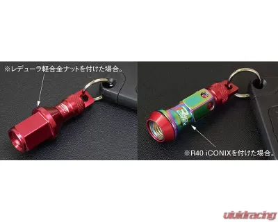 Project Kics Red M12x1.50 Key Holder for Wheel Nut - NKB11R