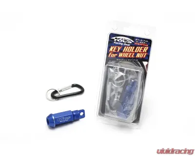 Project Kics Blue M12x1.25 Key Holder for Wheel Nut - NKB13U