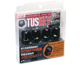 Project Kics Tuskey Black M12x1.50 19/21 HEX Lock Set