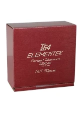 Project Kics Ti64 Elementek Titanium M12x1.5 60 Deg 40mm Nut 20 Pieces                                     - TI01-20 - Image 2