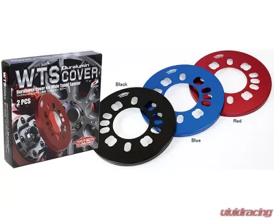 Project Kics Wide Tread Spacer Blue Duralumin Cover - WTSCU