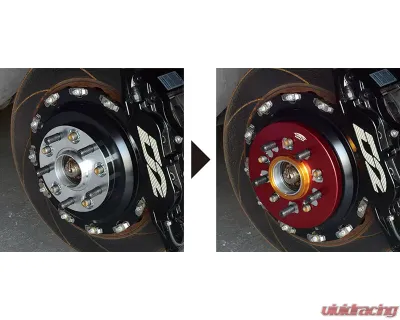 Project Kics Wide Tread Spacer Red Duralumin Cover - WTSCR